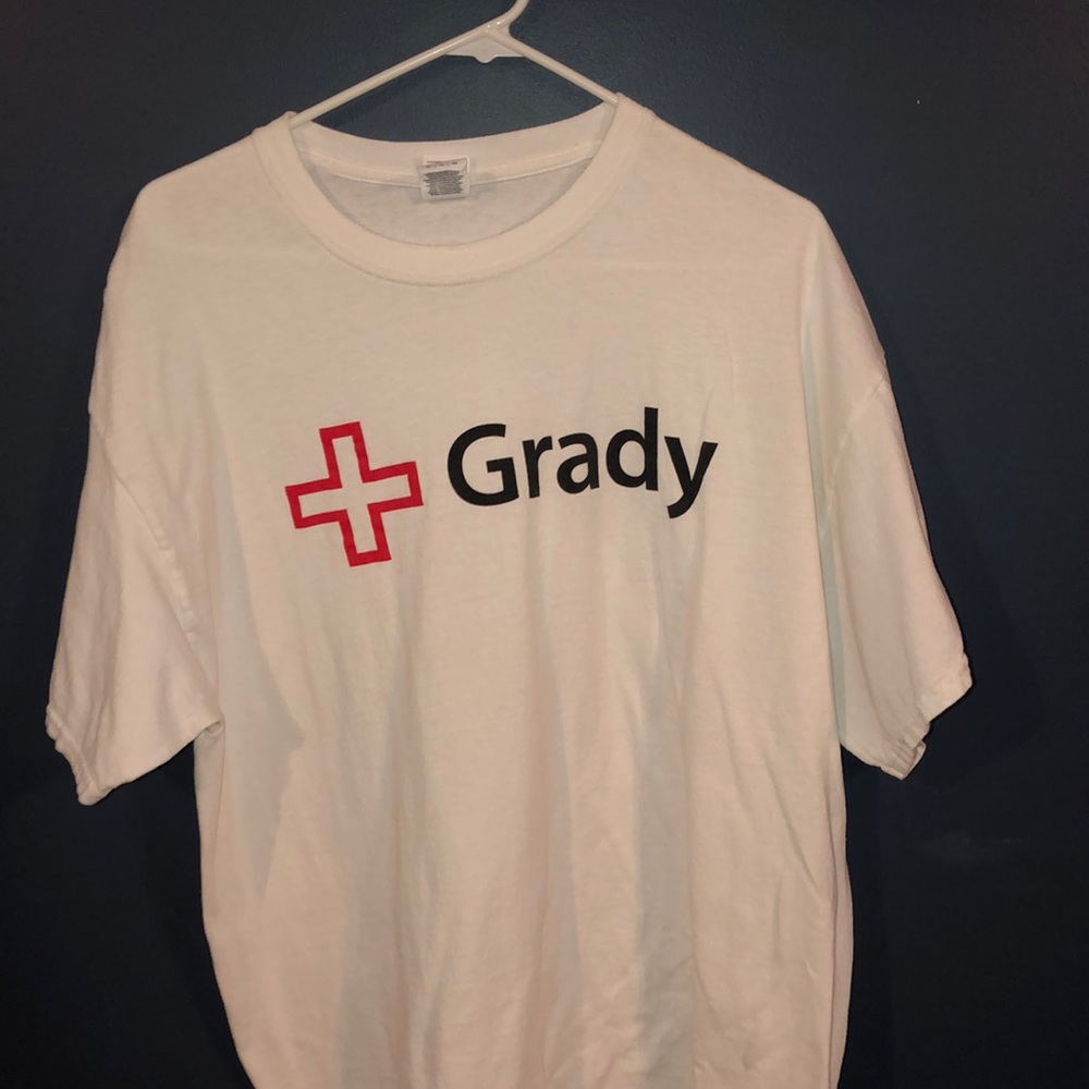 White Grady Hospital Shirt